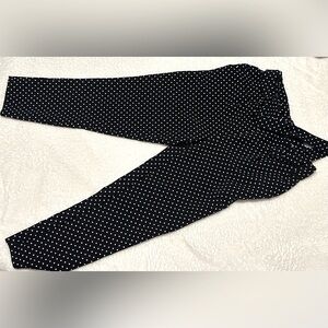 Polkadot paperback pants with tie